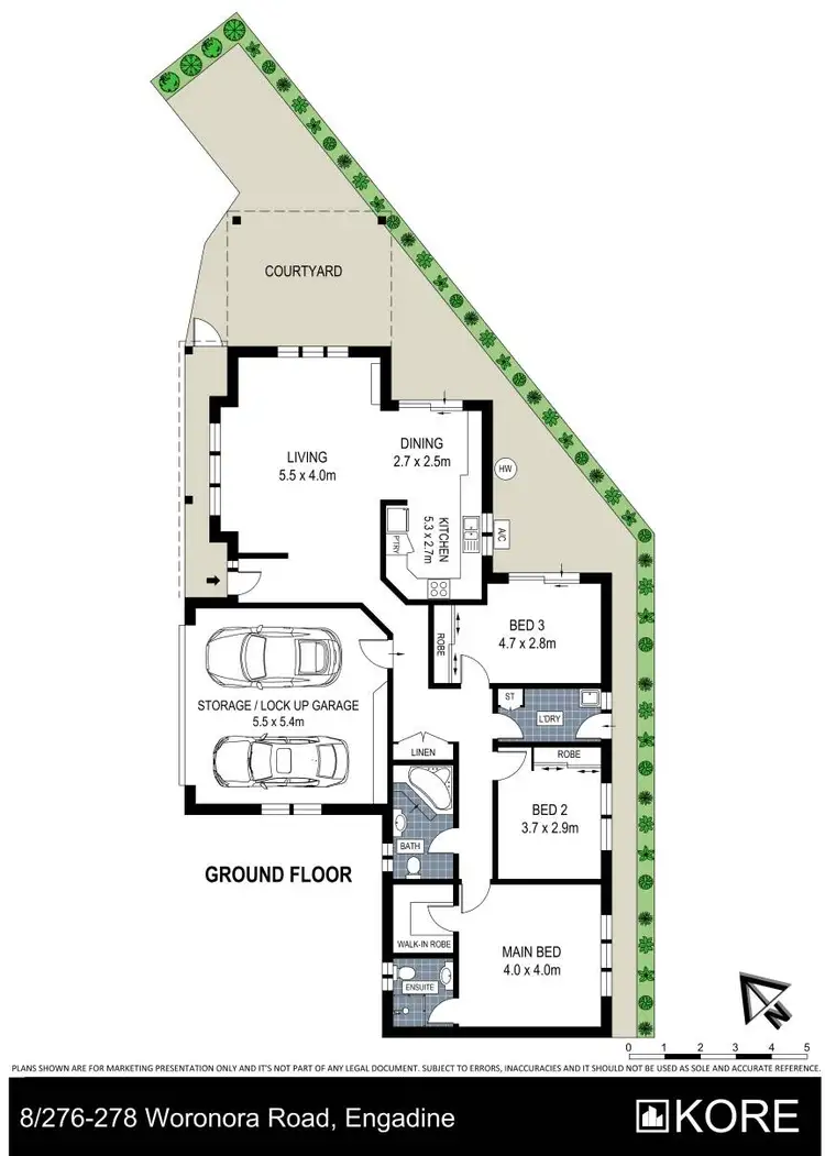 Floorplan of Homely villa listing, 8/276-278 Woronora Road, Engadine NSW 2233