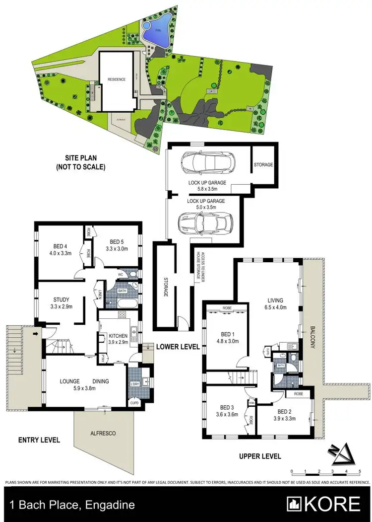Floorplan of Homely house listing, 1 Bach Place, Engadine NSW 2233