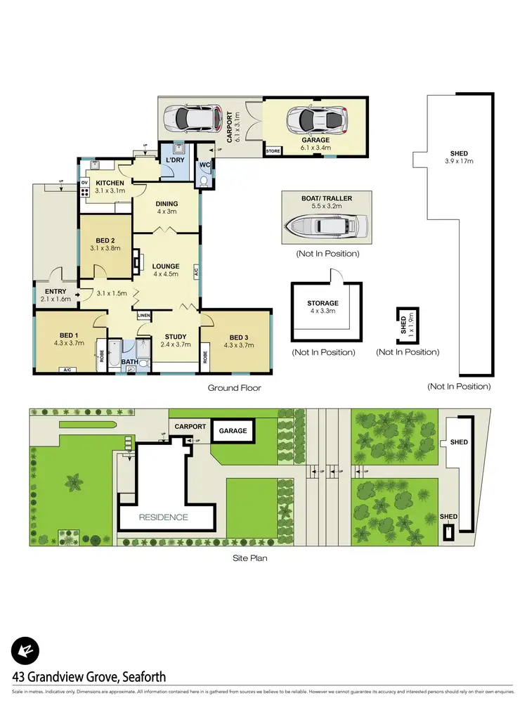 Floorplan of Homely house listing, 43 Grandview Grove, Seaforth NSW 2092