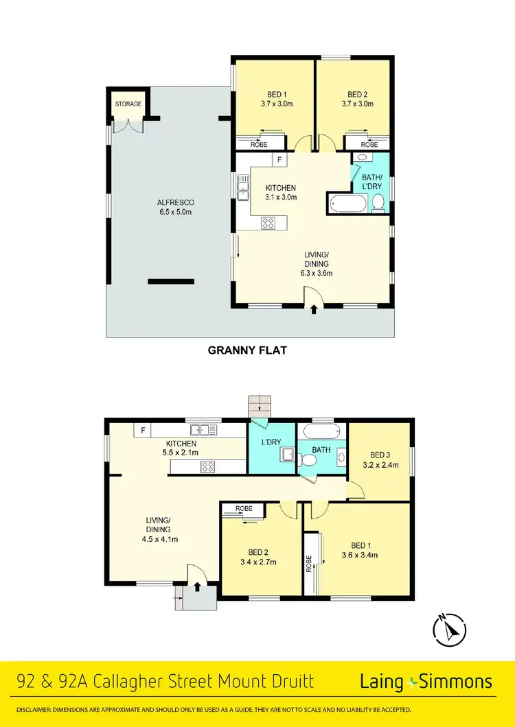 Floorplan of Homely house listing, 92 & 92A Callagher Street, Mount Druitt NSW 2770
