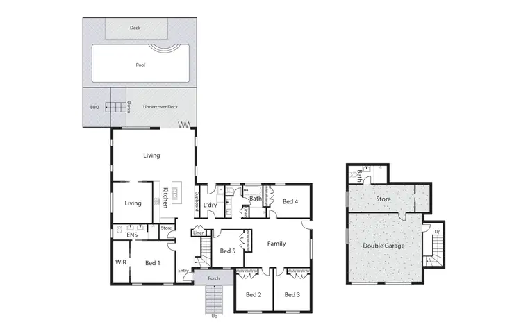 Floorplan of Homely house listing, 5 Warrai Place, Waramanga ACT 2611