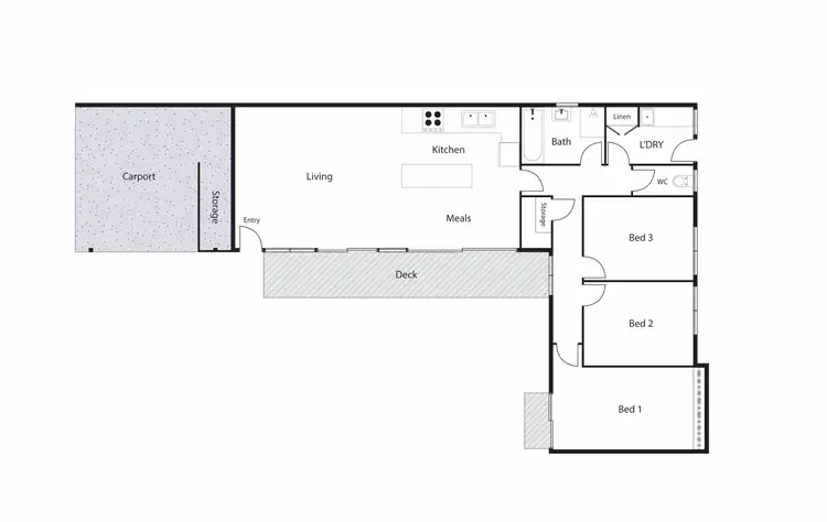 Floorplan of Homely house listing, 4 Morrison Street, Kambah ACT 2902