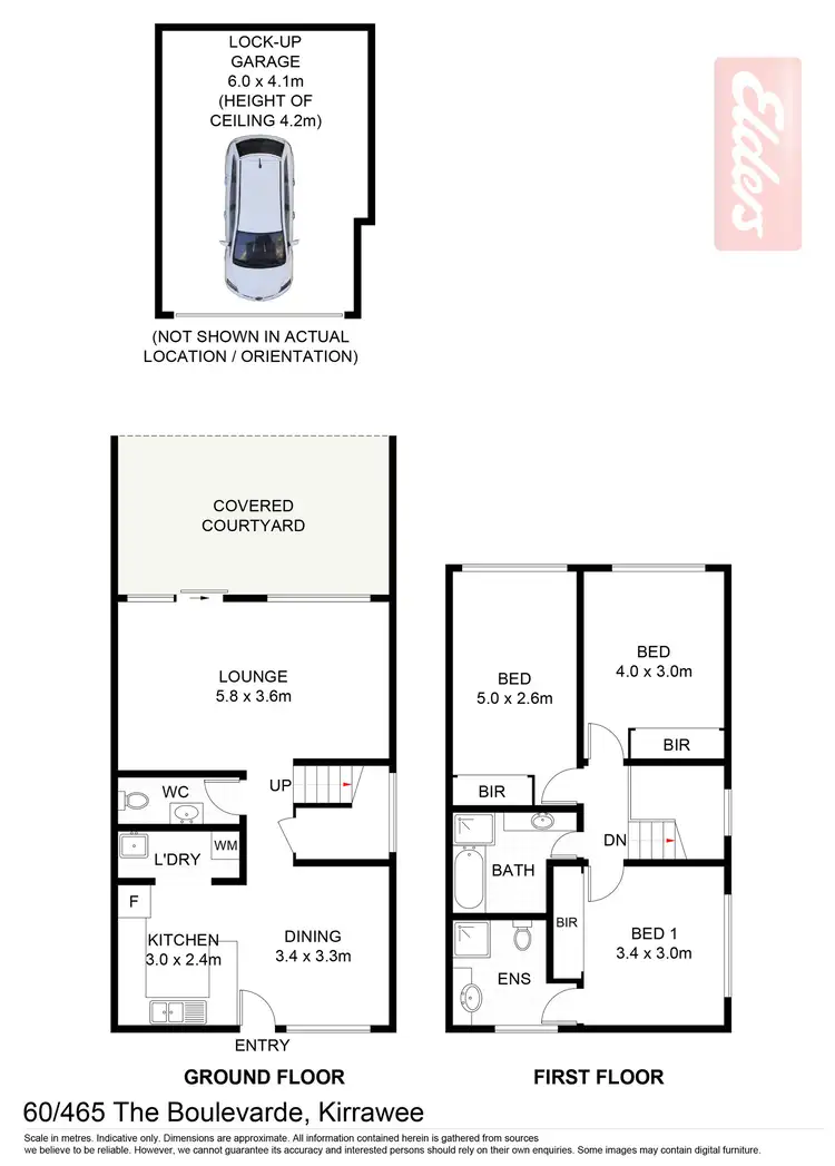 Floorplan of Homely townhouse listing, 60/465 The Boulevarde, Kirrawee NSW 2232
