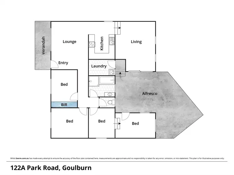 Floorplan of Homely house listing, 122a Park Road, Goulburn NSW 2580