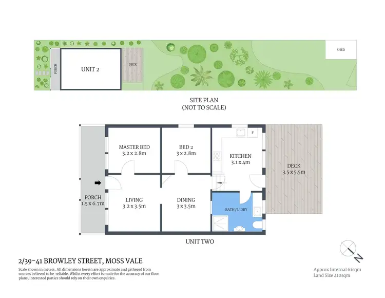 Floorplan of Homely semi-detached listing, 41 Browley Street, Moss Vale NSW 2577