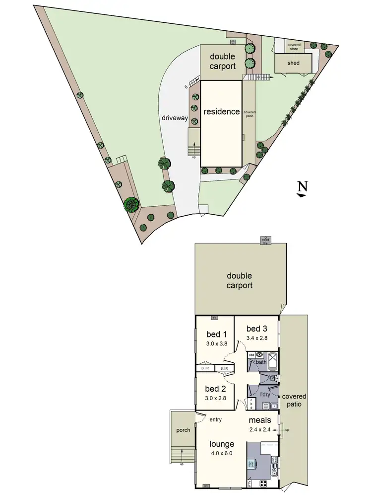 Floorplan of Homely house listing, 4 Keith Court, Wandin North VIC 3139