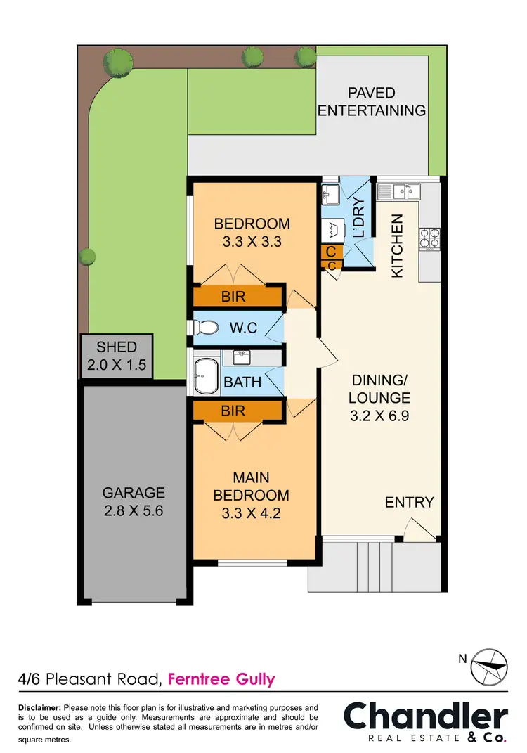 Floorplan of Homely unit listing, 4/6 Pleasant Road, Ferntree Gully VIC 3156