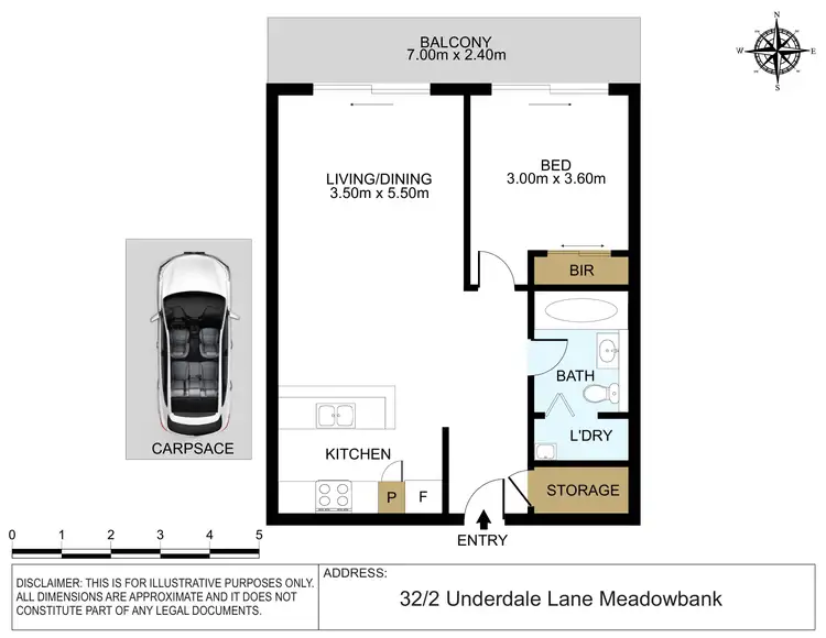 Floorplan of Homely apartment listing, 32/2 Underdale Lane, Meadowbank NSW 2114