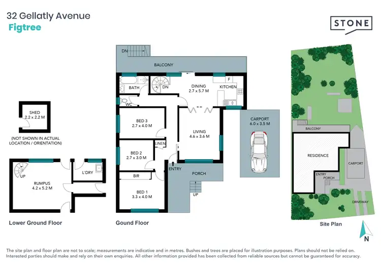 Floorplan of Homely house listing, 32 Gellatly Avenue, Figtree NSW 2525