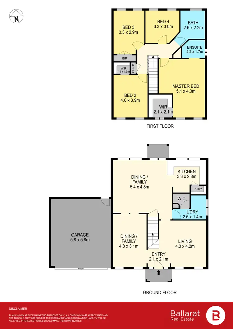 Floorplan of Homely house listing, 201 Neill Street, Soldiers Hill VIC 3350