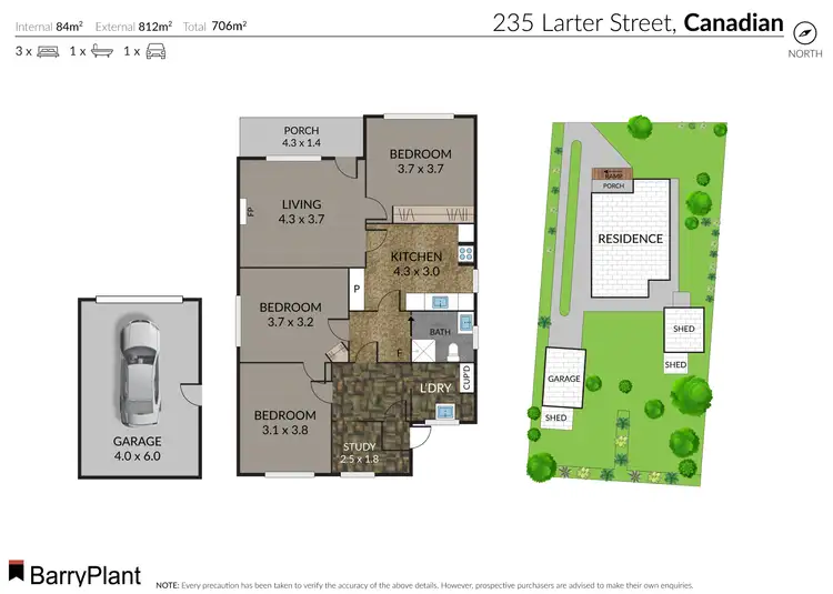 Floorplan of Homely house listing, 235 Larter Street, Canadian VIC 3350