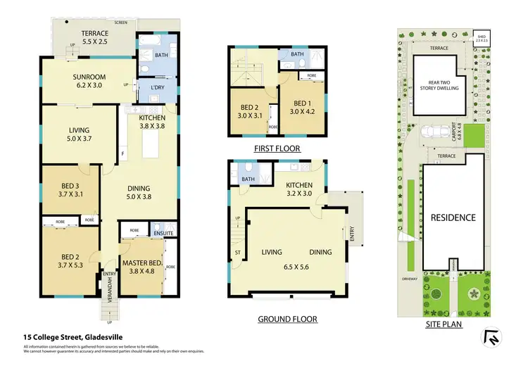 Floorplan of Homely house listing, 15 College Street, Gladesville NSW 2111