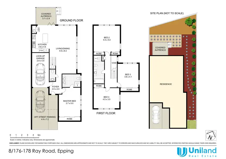 Floorplan of Homely townhouse listing, 8/176-178 Ray Road, Epping NSW 2121