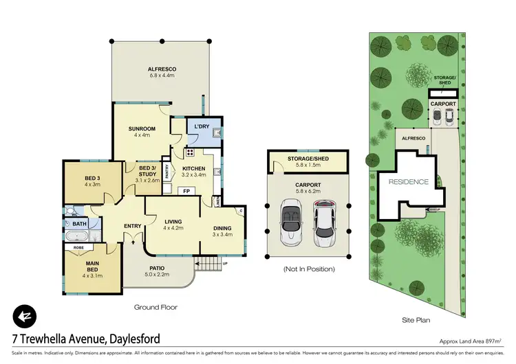 Floorplan of Homely house listing, 7 Trewhella Avenue, Daylesford VIC 3460
