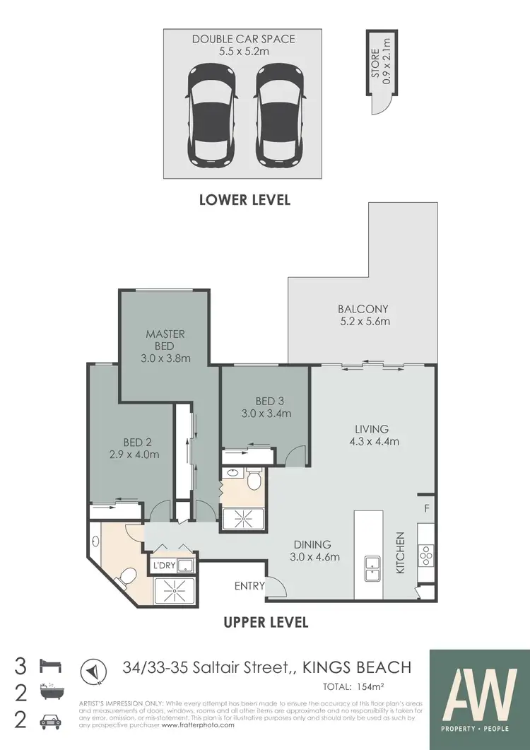 Floorplan of Homely unit listing, 34/33-35 Saltair Street, Kings Beach QLD 4551