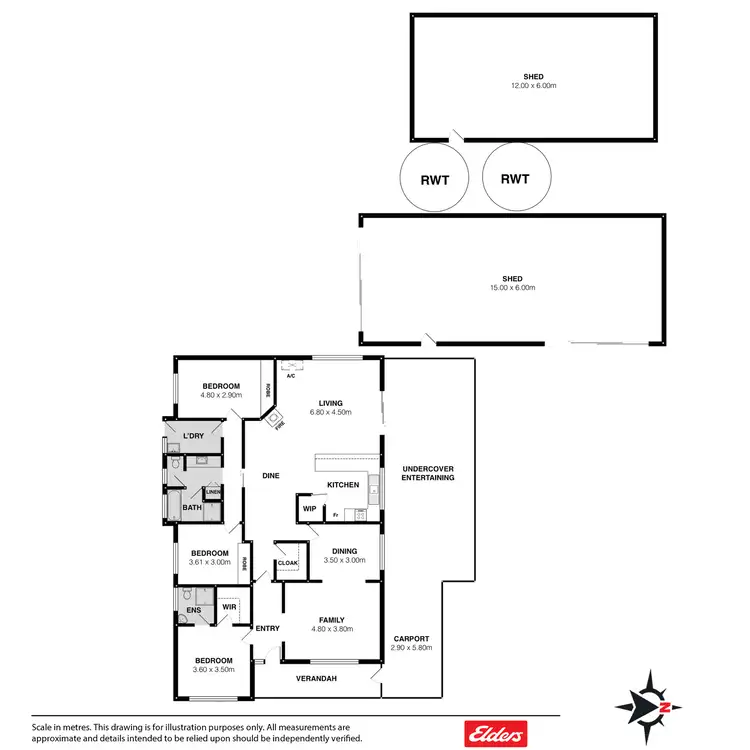 Floorplan of Homely house listing, 12 Stock Drive, Port Elliot SA 5212