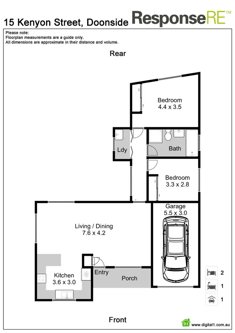 Floorplan of Homely house listing, 15 Kenyon Street, Doonside NSW 2767