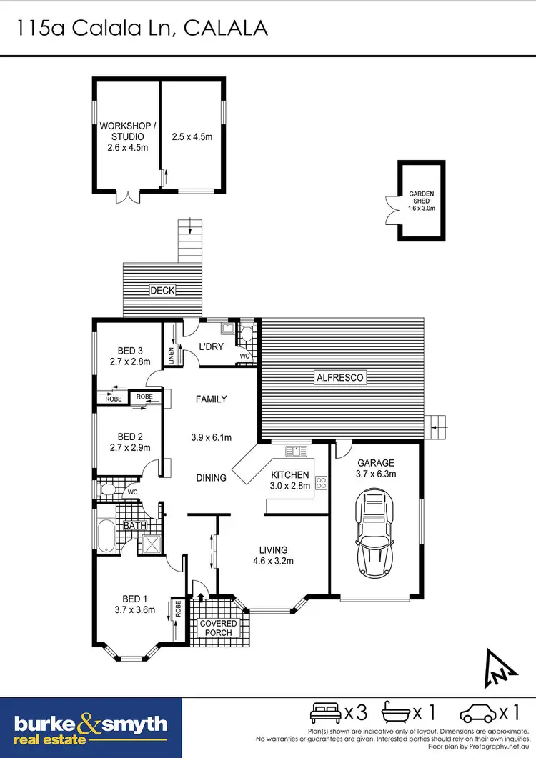 Floorplan of Homely house listing, 115a Calala Lane, Tamworth NSW 2340