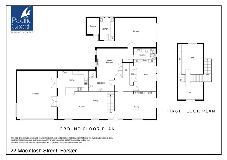 Floorplan of Homely house listing, 22 MacIntosh Street, Forster NSW 2428