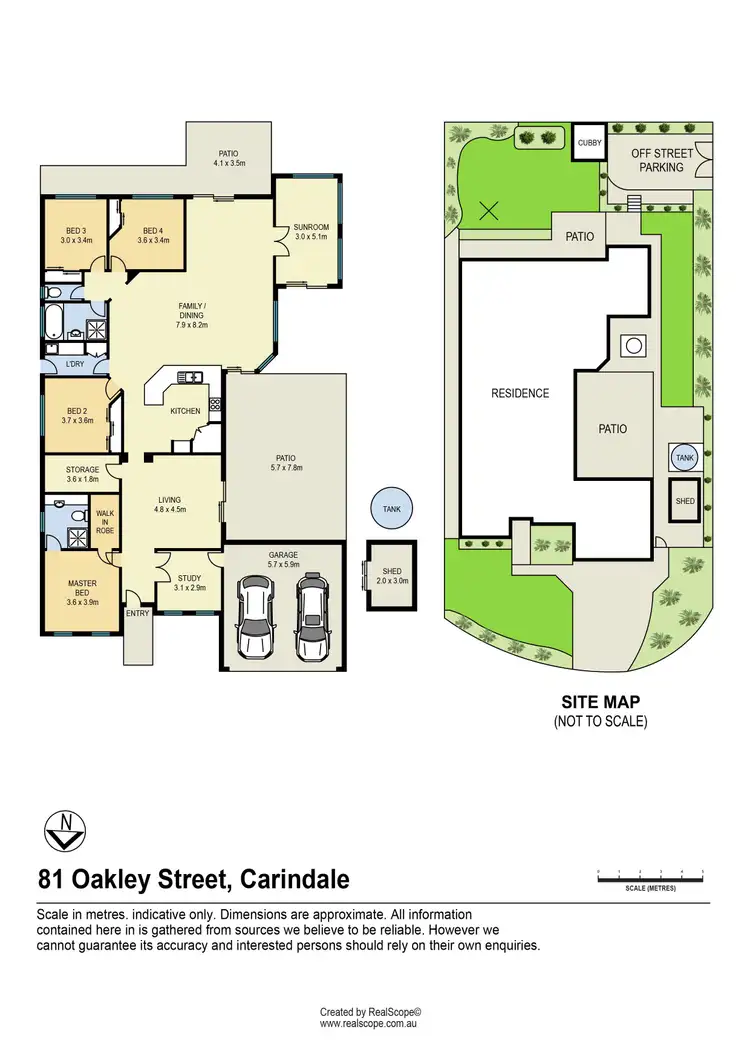 Floorplan of Homely house listing, 81 Oakley Street, Carindale QLD 4152