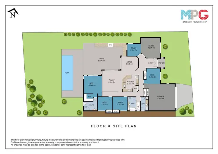 Floorplan of Homely house listing, 8 Flame Tree Court, Palmwoods QLD 4555