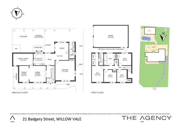 Floorplan of Homely house listing, 21 Badgery Street, Willow Vale NSW 2575