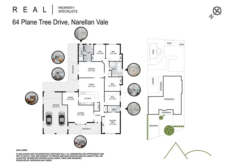 Floorplan of Homely house listing, 64 Plane Tree Drive, Narellan Vale NSW 2567