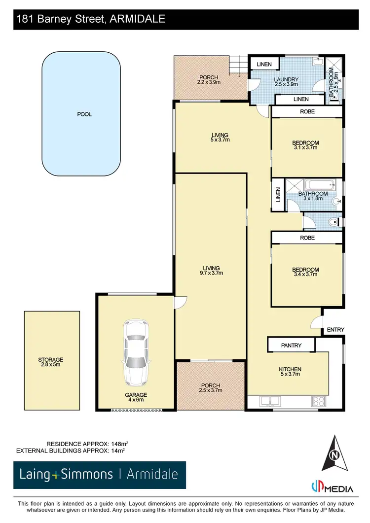 Floorplan of Homely house listing, 181 Barney Street, Armidale NSW 2350