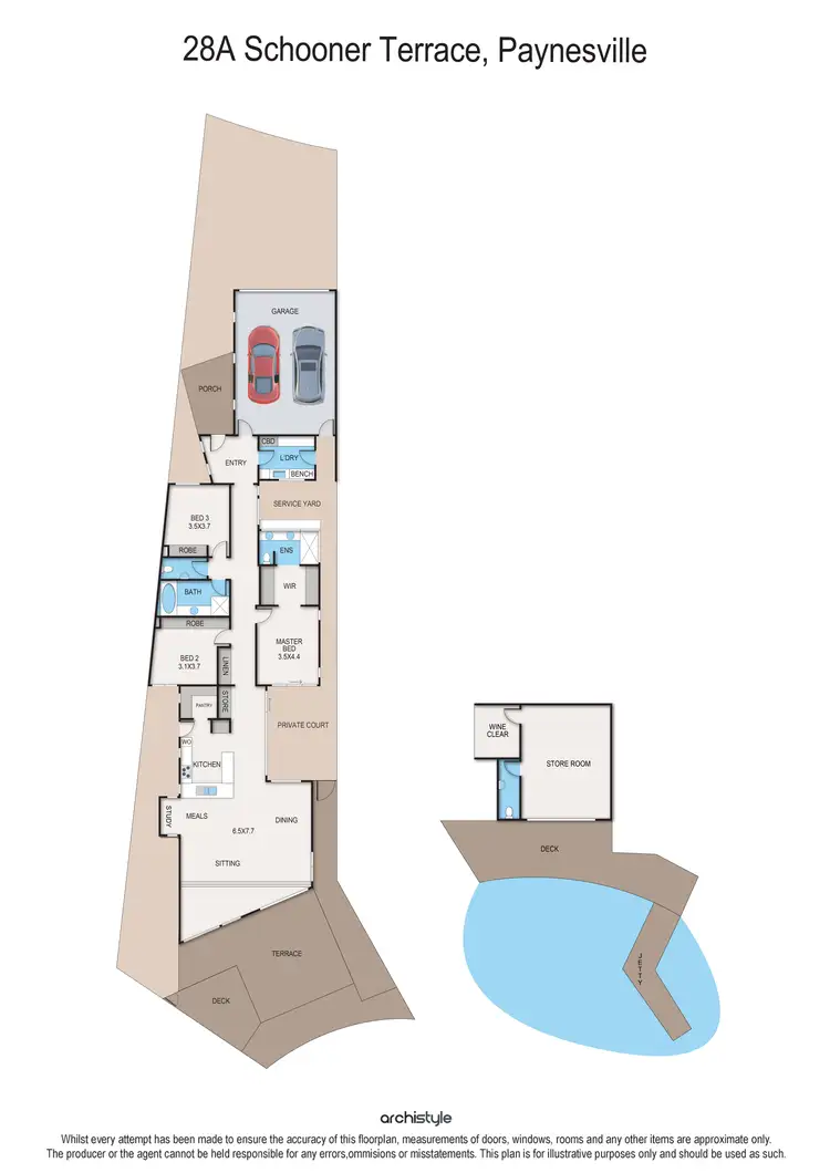 Floorplan of Homely house listing, 28A Schooner Terrace, Paynesville VIC 3880