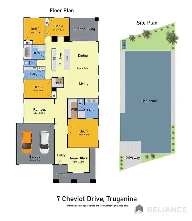 Floorplan of Homely house listing, 7 Cheviot Drive, Truganina VIC 3029