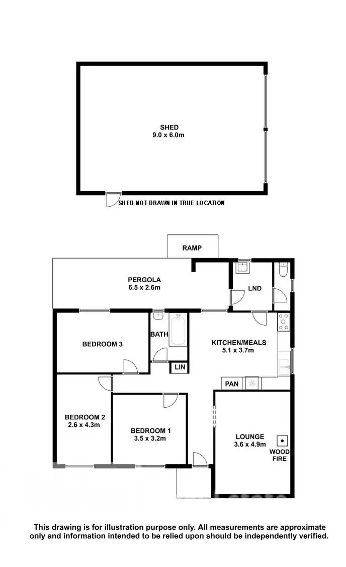 Floorplan of Homely house listing, 25 Ramsay Street, Millicent SA 5280
