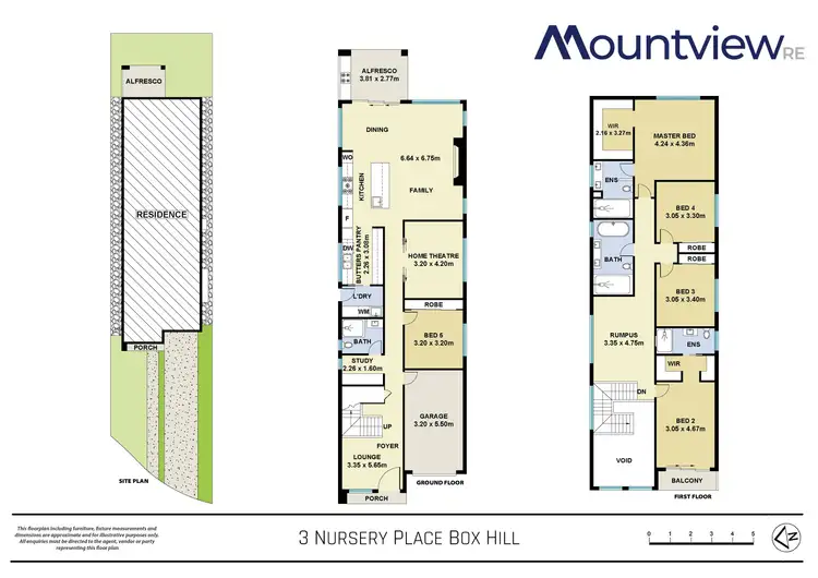 Floorplan of Homely house listing, 3 Nursery Place, Box Hill NSW 2765