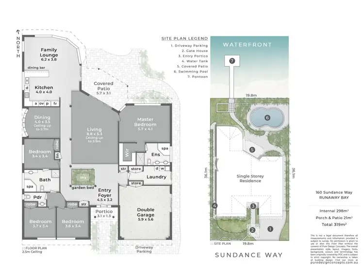 Floorplan of Homely house listing, 160 Sundance Way, Runaway Bay QLD 4216