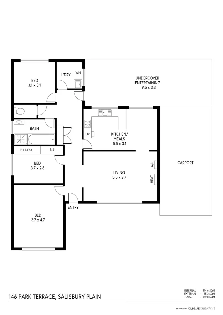 Floorplan of Homely house listing, 146 Park Terrace, Salisbury Plain SA 5109