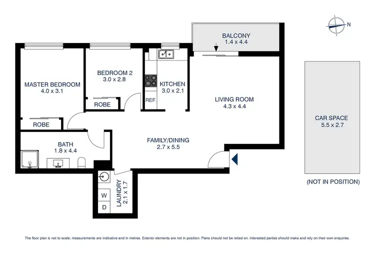 Floorplan of Homely apartment listing, 9/21-23 Devitt Street, Blacktown NSW 2148