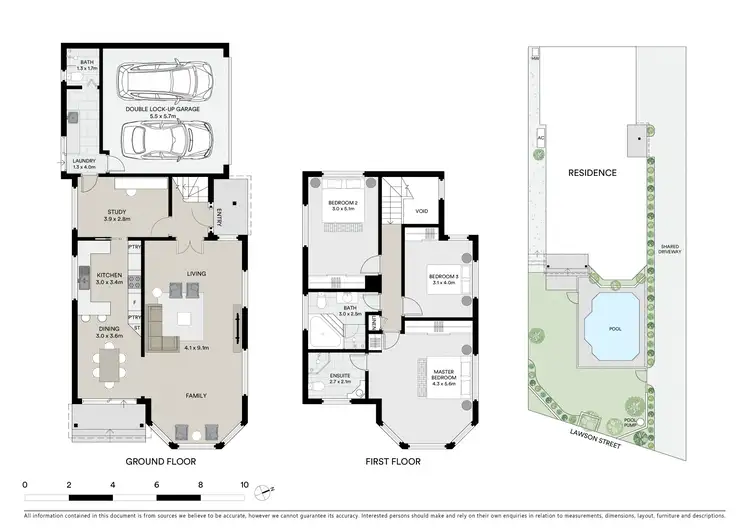 Floorplan of Homely semi-detached listing, 17 Lawson Street, Sans Souci NSW 2219