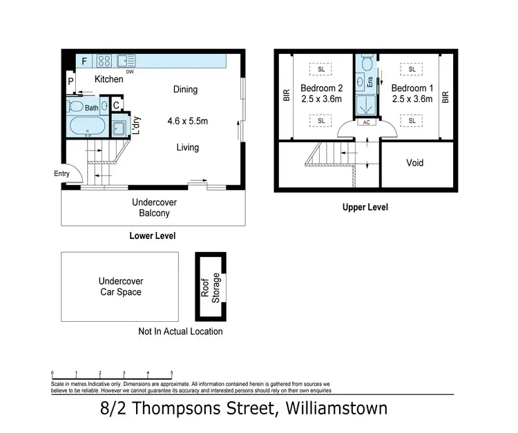 Floorplan of Homely townhouse listing, 8/2 Thompson Street, Williamstown VIC 3016