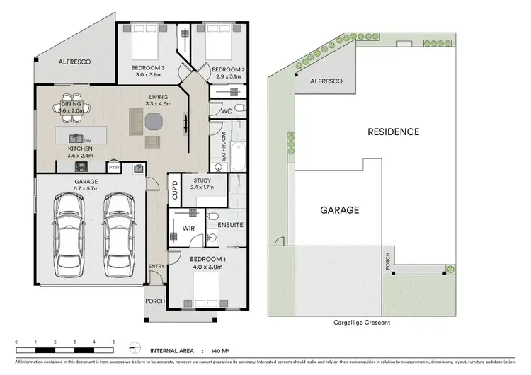 Floorplan of Homely semi-detached listing, 39 Cargelligo Crescent, Ballina NSW 2478