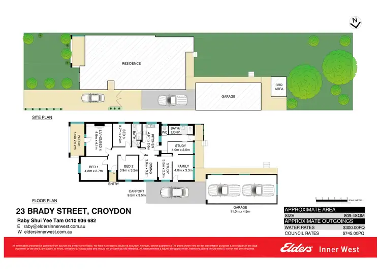 Floorplan of Homely house listing, 23 Brady Street, Croydon NSW 2132