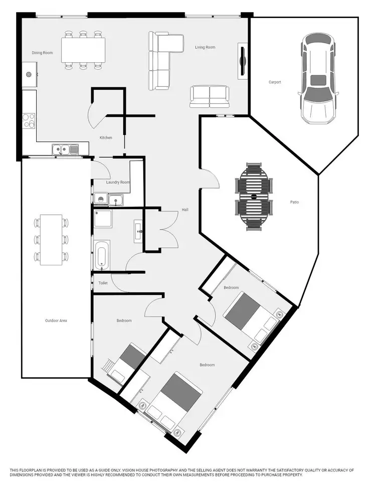 Floorplan of Homely house listing, 23 Campbell Grove, Mildura VIC 3500
