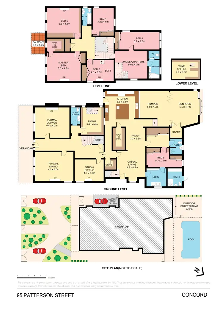 Floorplan of Homely house listing, 95 Patterson Street, Concord NSW 2137