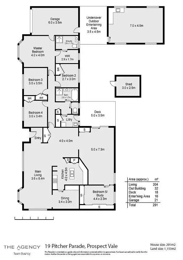 Floorplan of Homely house listing, 19 Pitcher Parade, Prospect Vale TAS 7250