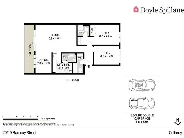 Floorplan of Homely apartment listing, 20/19 Ramsay Street, Collaroy NSW 2097