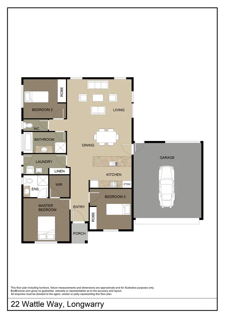 Floorplan of Homely house listing, 22 Wattle Way, Longwarry VIC 3816