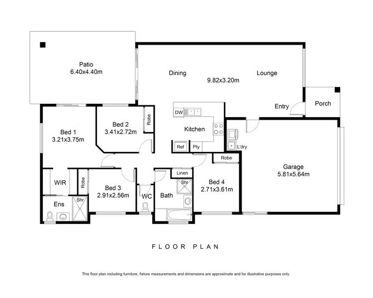 Floorplan of Homely house listing, 32 Carter Close, Smithfield QLD 4878