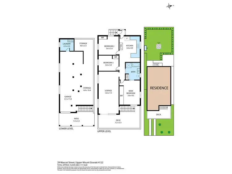 Floorplan of Homely house listing, 29 Mascot Street, Upper Mount Gravatt QLD 4122