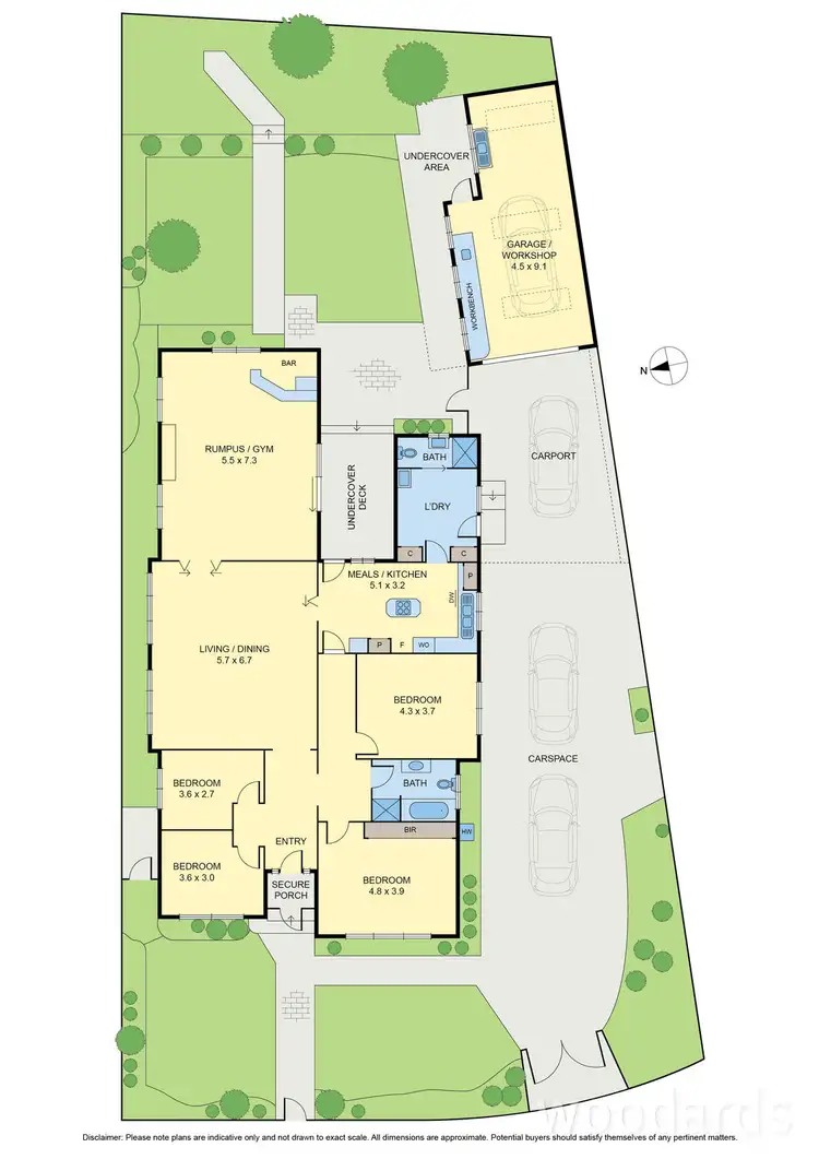 Floorplan of Homely house listing, 54 Tarana Avenue, Glenroy VIC 3046