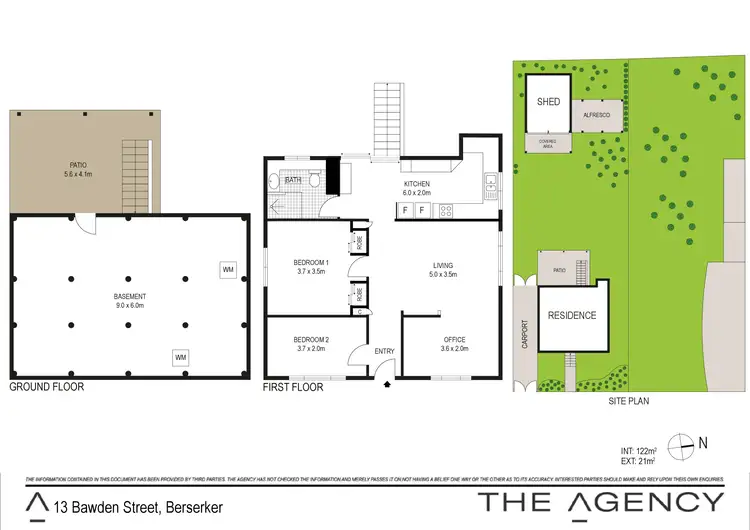 Floorplan of Homely house listing, 13 Bawden Street, Berserker QLD 4701