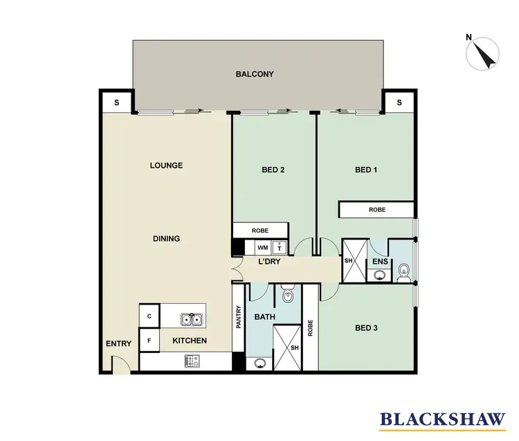 Floorplan of Homely apartment listing, 40/1 Provan Street, Campbell ACT 2612