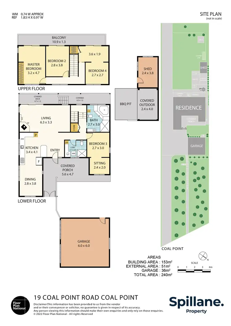 Floorplan of Homely house listing, 19 Coal Point Road, Coal Point NSW 2283